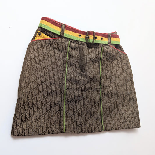 Baby Dior "rasta" collection skirt - 8A