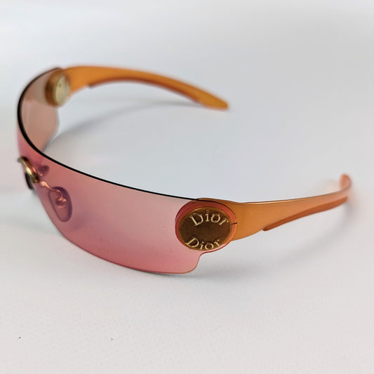 Lunettes de soleil Christian Dior Schlack 2, petit modèle - orange