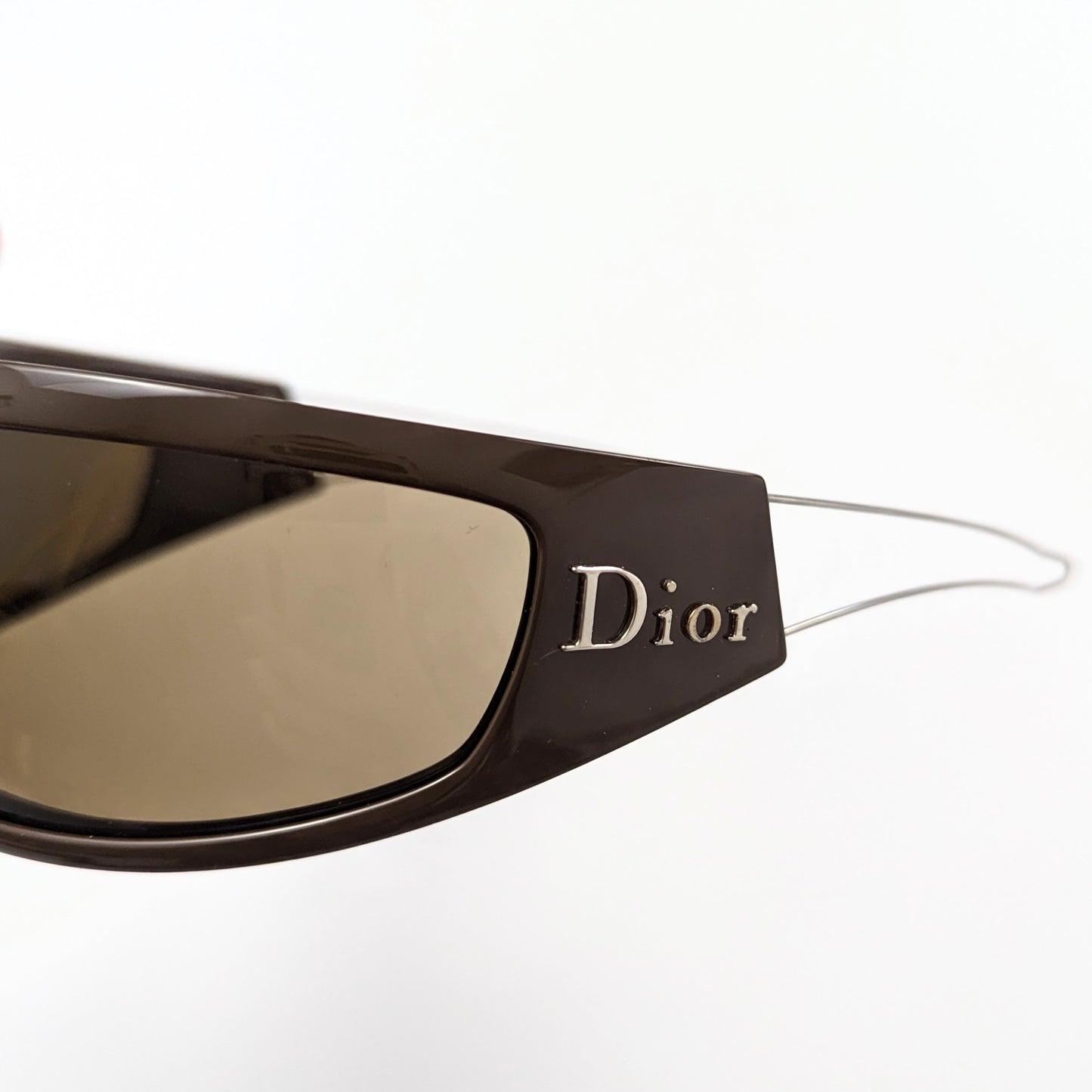 Lunettes de soleil masque ski Marron - Christian Dior par John Galliano