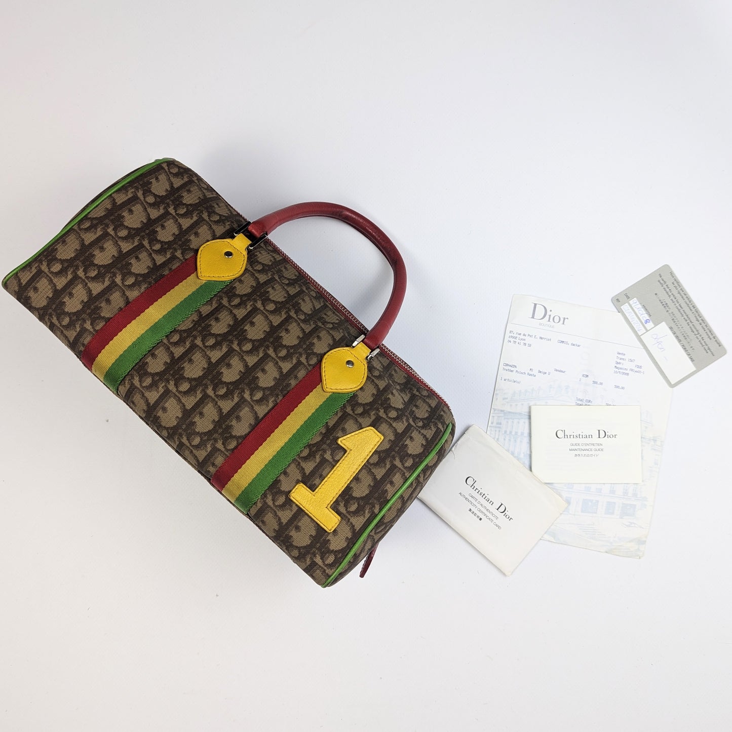 Rasta Dior Boston bag by Galliano - S/S2004