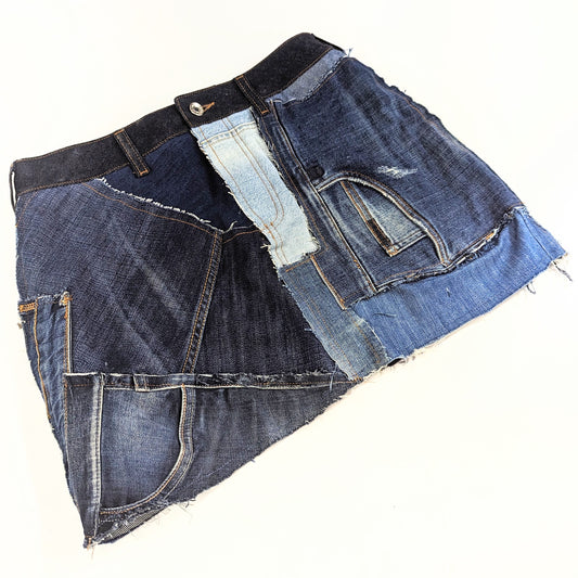 Dolce & Gabbana patchwork denim skirt - M