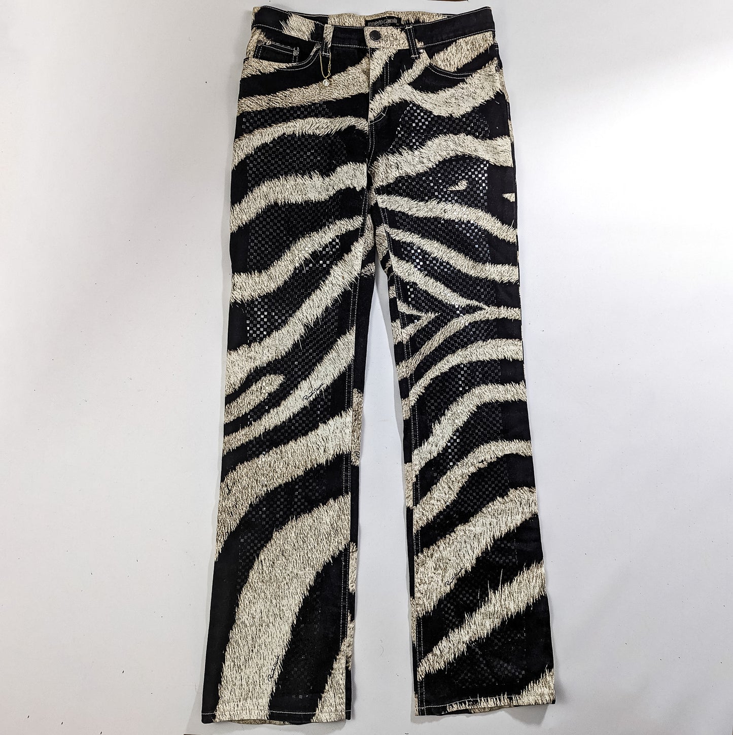 Jeans motif Zebre Roberto Cavalli - S