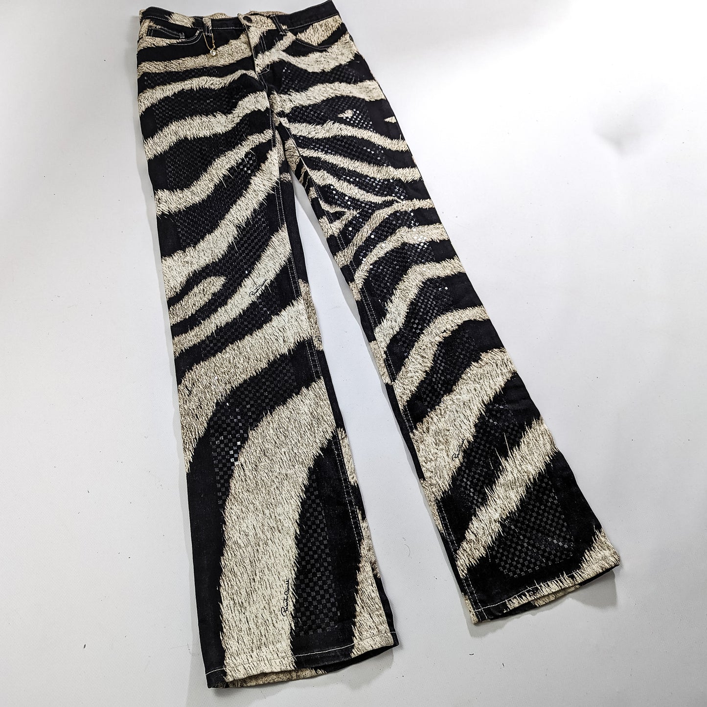 Jeans motif Zebre Roberto Cavalli - S