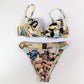 Ensemble bikini et pantalon motif indien Jean Paul Gaultier A/W1998