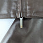 Dior brown leather jacket coat - S/M