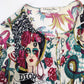 Set ensemble 3 pièces imprimé Gitane Tatoo Dior par Galliano - M