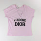 T-shirt "J'adore Dior" 1947 rose - L