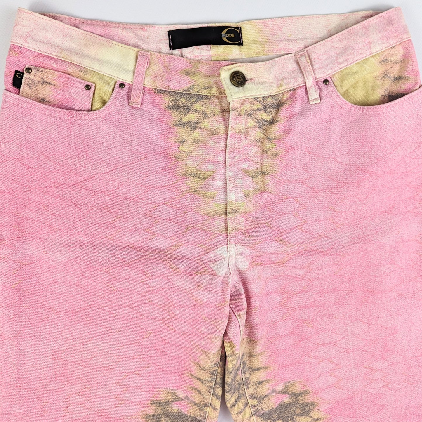 Jeans python Rose Doré Just Cavalli - M